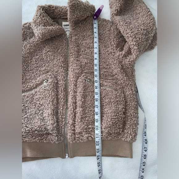 Women’s‎ GARAGE beige bomber style teddy coat size MEDIUM - Picture 10 of 15